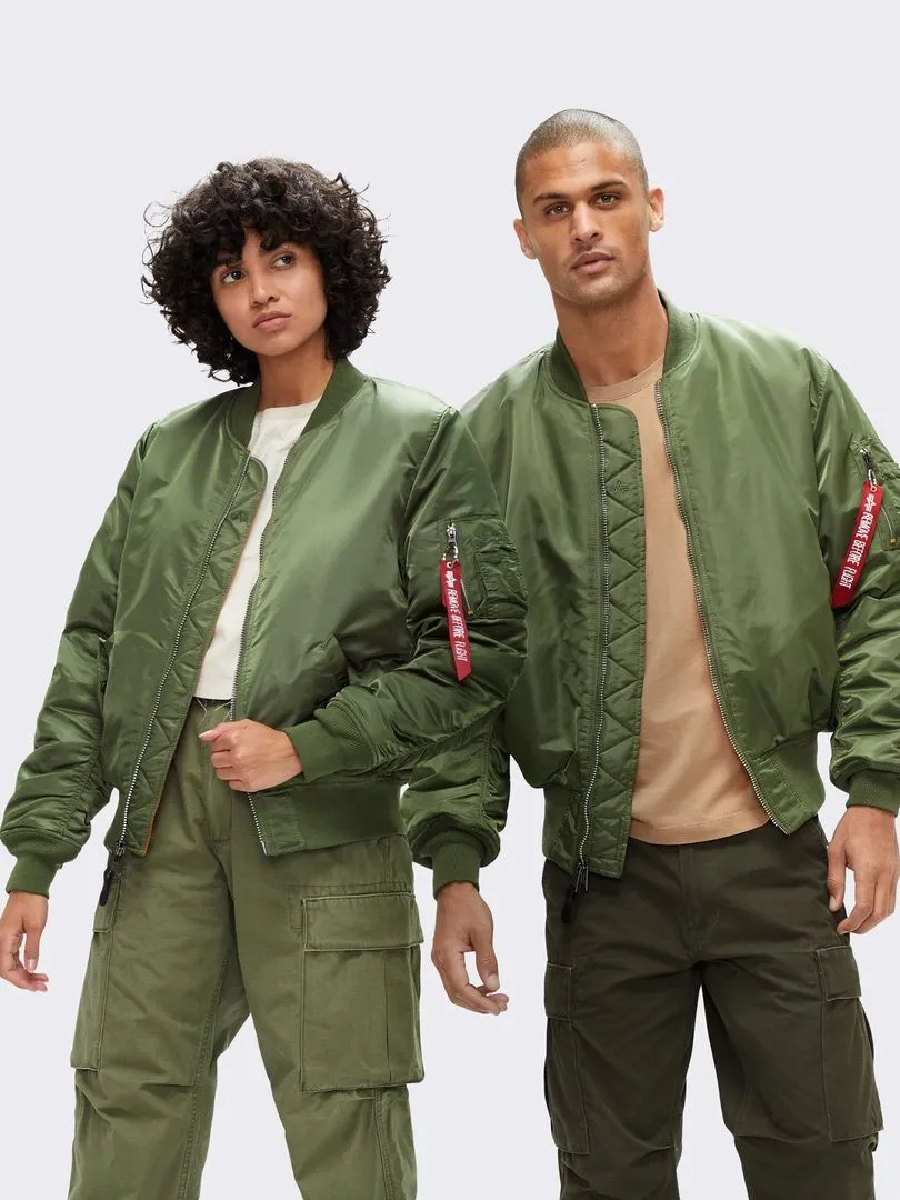 Alpha MA-1 Bomber Jacket - Sage