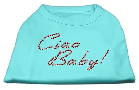 Ciao Baby Rhinestone Shirts Aqua S (10)