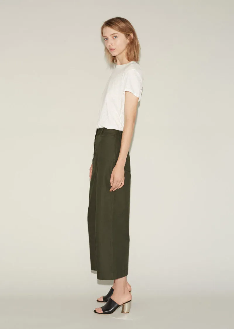 Cotton Canvas Culotte