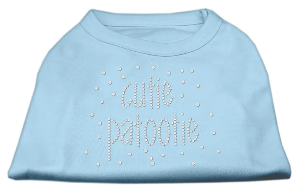 Cutie Patootie Rhinestone Shirts Baby Blue XL (16)