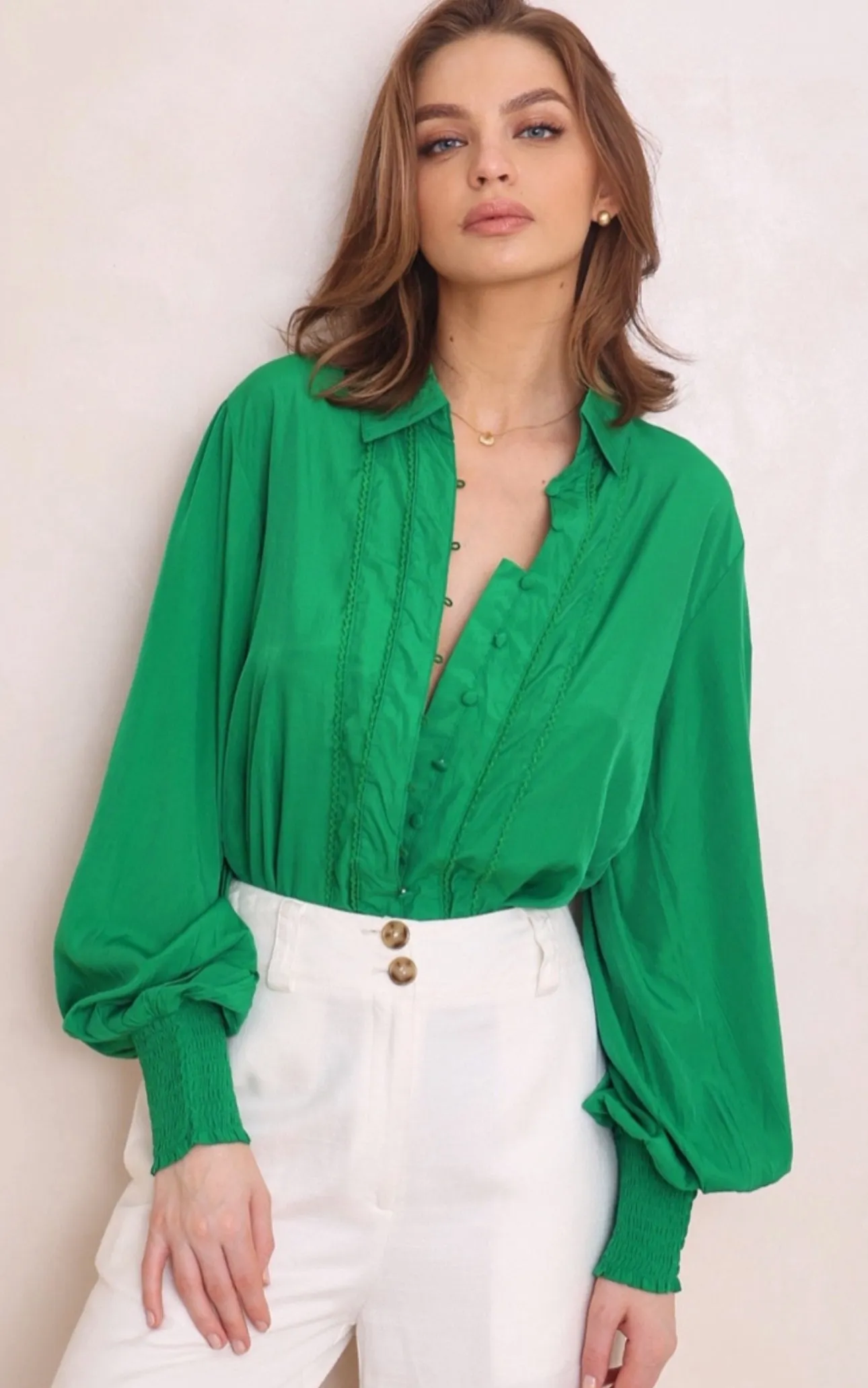 Elizabeth Green Blouse