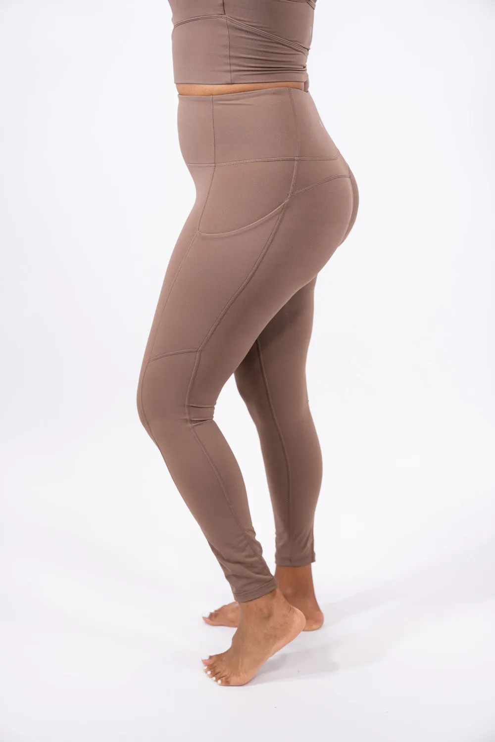 Fashionista Yogi "Nina" High Rise Lycra Legging with Pockets