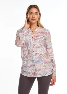 FDJ- Roll up Sleeve Printed Shirt