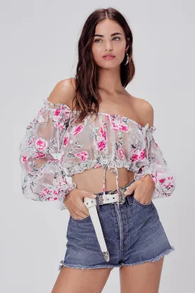 Lovell Burnout Crop Top