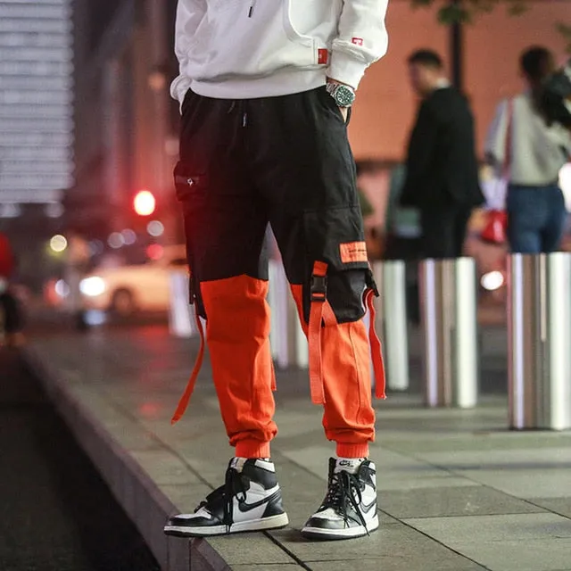 Men Hip Hop Sweat Casual Cargo Pants