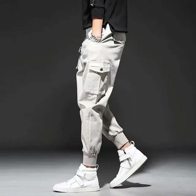 Men Hip Hop Sweat Casual Cargo Pants