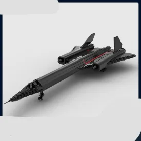 MOC  Compatible  SR-71 Blackbird Plane Model Moc Building Blocks Airaft DIY Assembled Bricks Creative Educational Display Toys  1968PCS