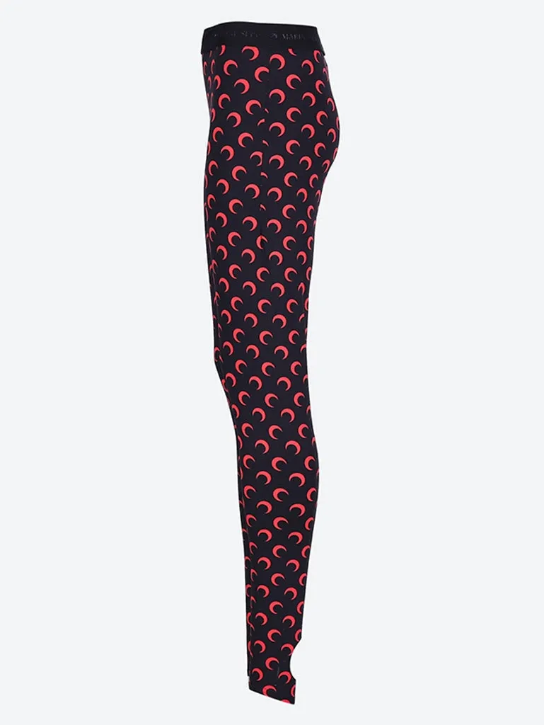 Moon printed stirrup leggings