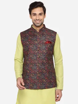 Multicolor Bandhgala Jacket | JB Studio