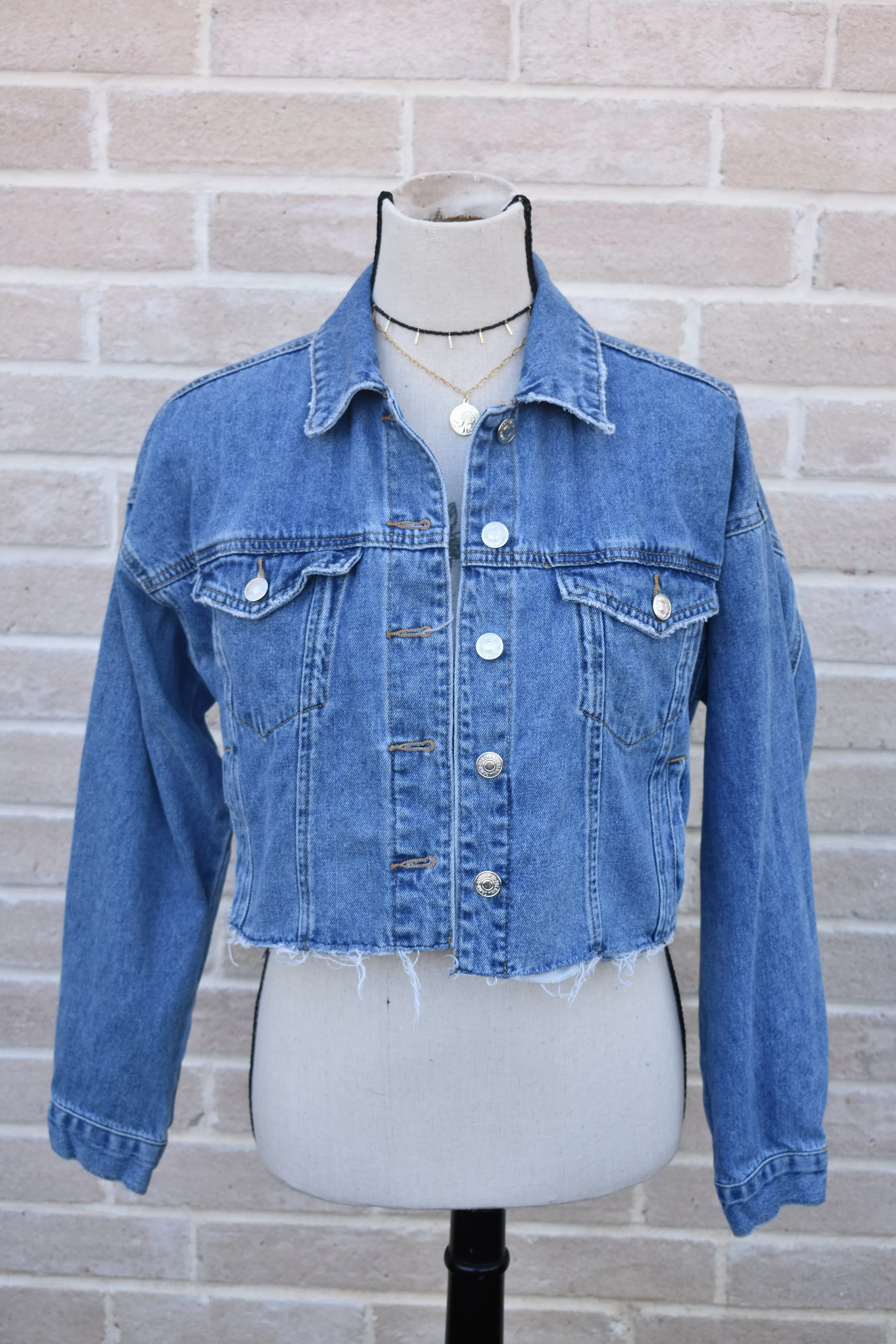 North Texas Vintage Repurposed Jean Jacket