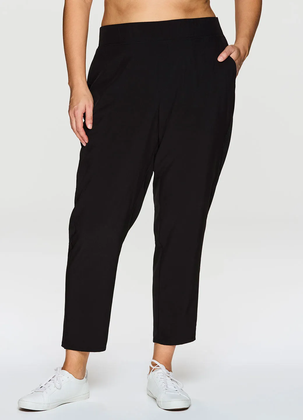 Plus Everyday Ribbed Ankle Pant