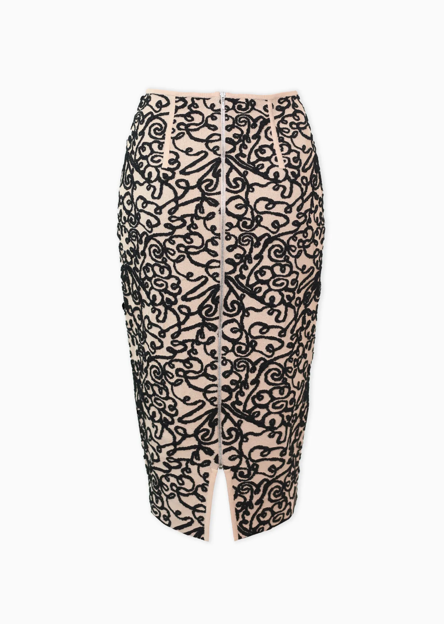 Tiana - Embroidery Pencil Skirt