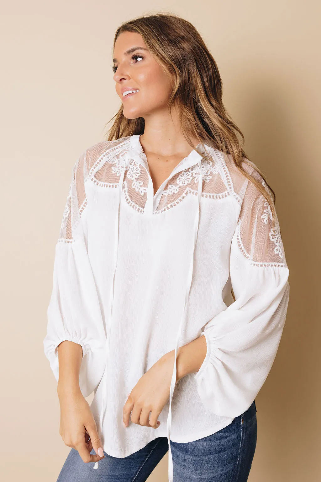 Wild Oats Boho Lace Top