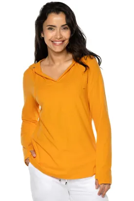 Women's Catalina Hoodie Tunic Top  |  Apricot Crush